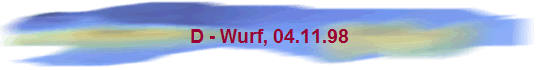 D - Wurf, 04.11.98