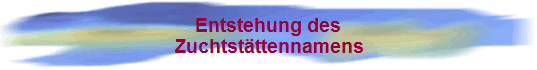 Entstehung des 
 Zuchtstttennamens